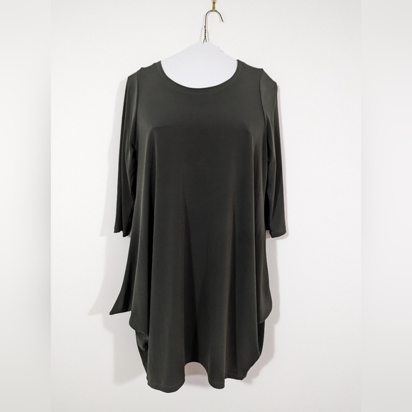 Forest Green Code Vitesse Peplum Dress s:L - Picture 3 of 12